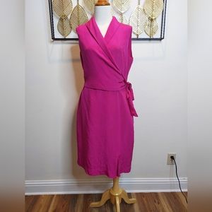 JONES WEAR Vintage 100%Silk Wrap Dress